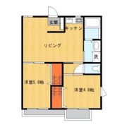 コーポ鶴城の間取り画像