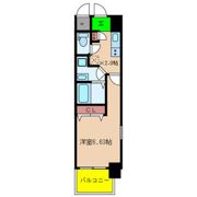 プレジオ東天満の間取り画像