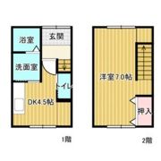 アパート野村の間取り画像