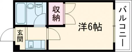 ベルメゾン6番館の間取り画像