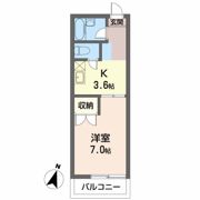 グリーンバード2の間取り画像