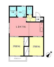 ホワイトペルテCの間取り画像