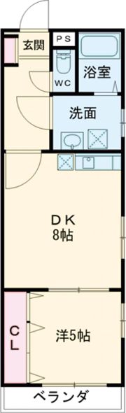 ラ・オーブⅡの間取り画像