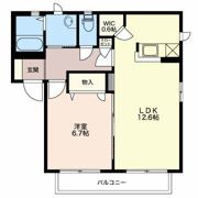ソレイユ21Aの間取り画像