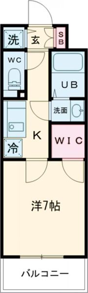 エスプレイス神戸ウエストゲートの間取り画像