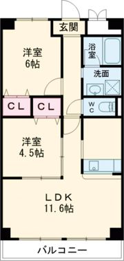 ECO NISHIFUTAMIの間取り画像