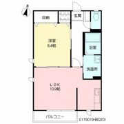 シャーメゾン田上 B棟の間取り画像