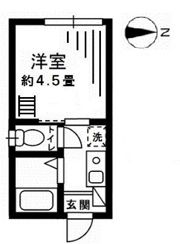 グローリア菊名の間取り画像