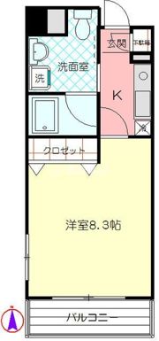 ウイステリア溝の口の間取り画像