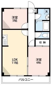 サンシャインヒルズの間取り画像