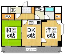 ラフォーレ壱番館の間取り画像