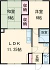 コーポ大國の間取り画像