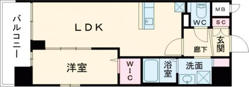 VITA荒本の間取り画像