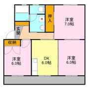 グランドール太田の間取り画像