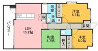 ロイヤルコンフォート光の森の間取り画像