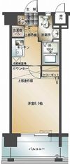 エンクレスト博多Ⅱの間取り画像