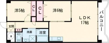 ビバリーマンションⅤの間取り画像