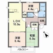 グリーンヴィラ 中町Aの間取り画像