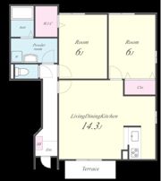 リバーサイドスクエア参番館の間取り画像