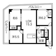 ライフ第5マンション大平台の間取り画像