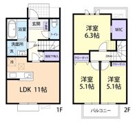 La Fraise Aの間取り画像