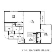 Noble Vista麻生(ノーブルビスタ麻生)の間取り画像