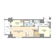 ジオエント上野稲荷町の間取り画像