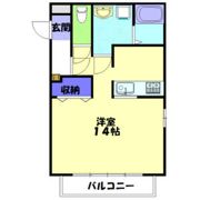 すずらんⅢの間取り画像