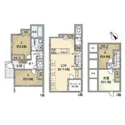 西五反田戸建の間取り画像
