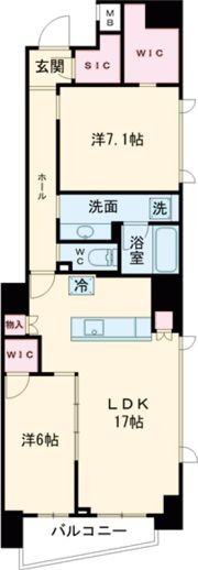 Le UnDeux南青山の間取り画像