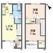フルール高崎C館の間取り画像