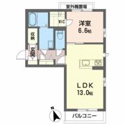 シャーメゾンベレオ東千石の間取り画像
