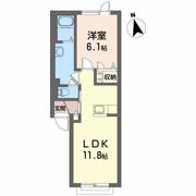 ラブリーハイツの間取り画像