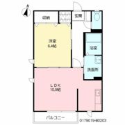 シャーメゾン田上 B棟の間取り画像