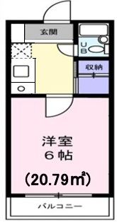 クレベール久米川の間取り画像