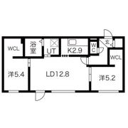 ブルーイング大通東の間取り画像