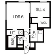 ブルーイング大通東の間取り画像
