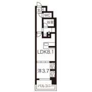 プレサンス ロジェ 名古屋駅 NORTH FRONTの間取り画像