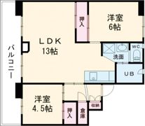 ビレッジハウスおさつ2号棟の間取り画像