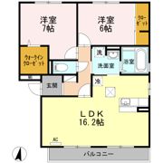 セジュール・リリー Cの間取り画像