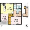 フォルトゥーナ北葉の間取り画像