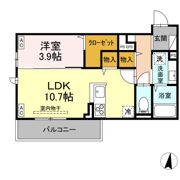 トリシア東和田 W棟の間取り画像