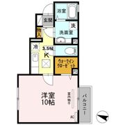 エスポワール北船の間取り画像