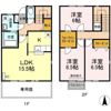 リースランド西市 D棟の間取り画像