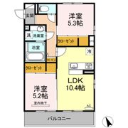 サンビレッジ三戸の間取り画像