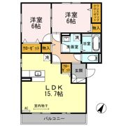 メルクールランペの間取り画像