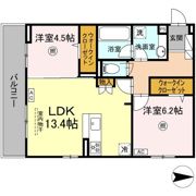 D-ROOM南福岡 (南八幡町二丁目)の間取り画像