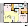 D-ROOM南福岡 (南八幡町二丁目)の間取り画像
