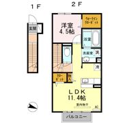 ゆららⅡの間取り画像