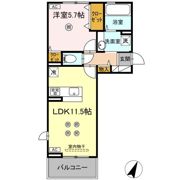 コンフォート武蔵の間取り画像